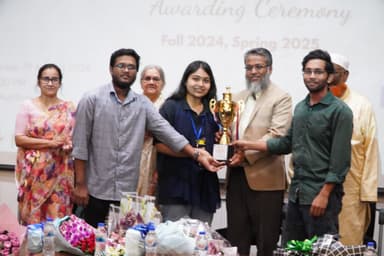 Prize Giving Ceremony for UAP Intra University Senior Team