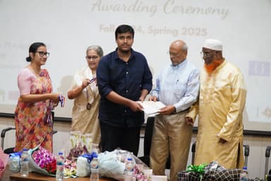 Prize Giving Ceremony for Inter College Teams